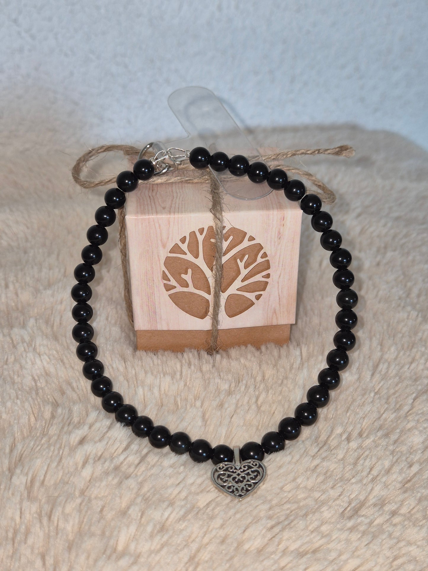 Cœur nocturne bijoux de portable