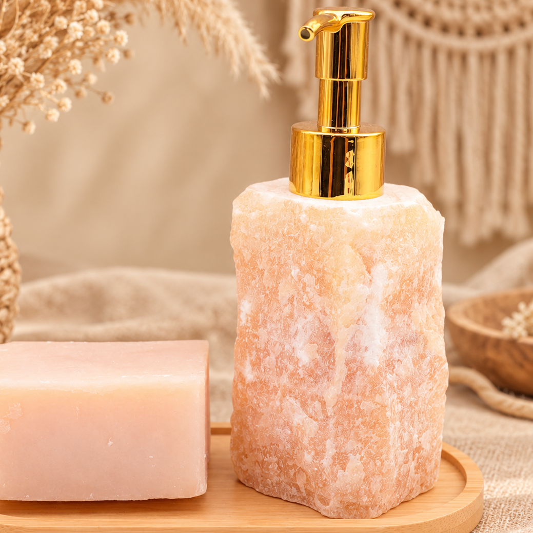 Distributeur de savon Calcite orange (pré commande)