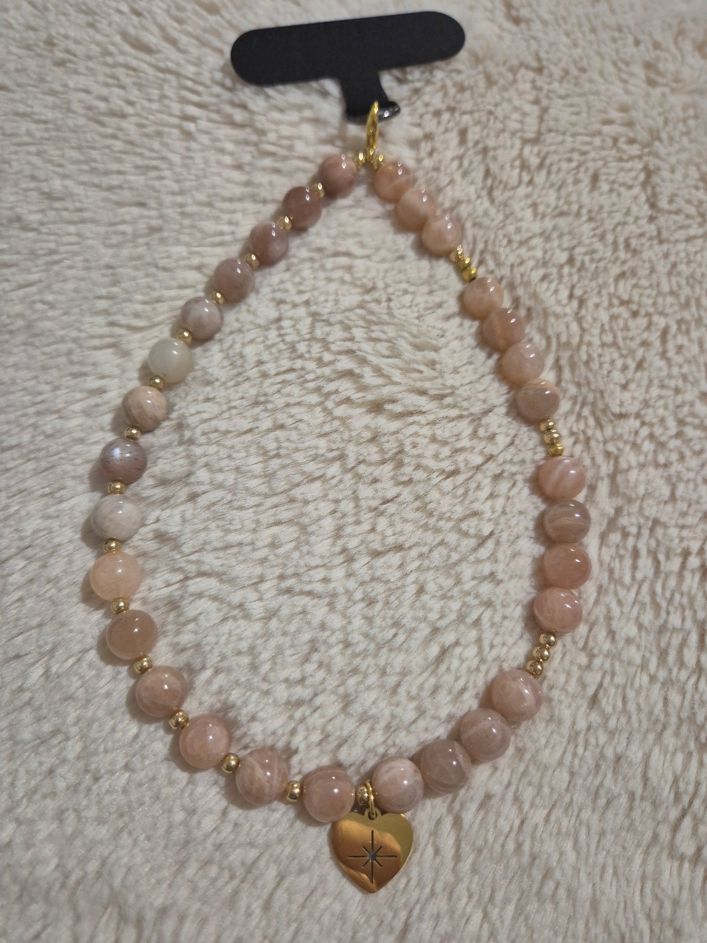 Cœur de soleil Bijoux de portable