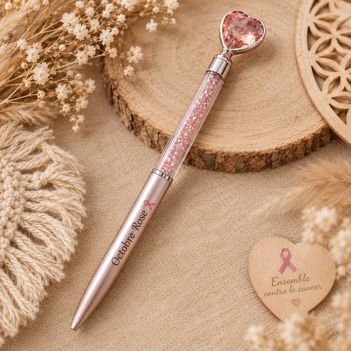 Stylo Octobre rose