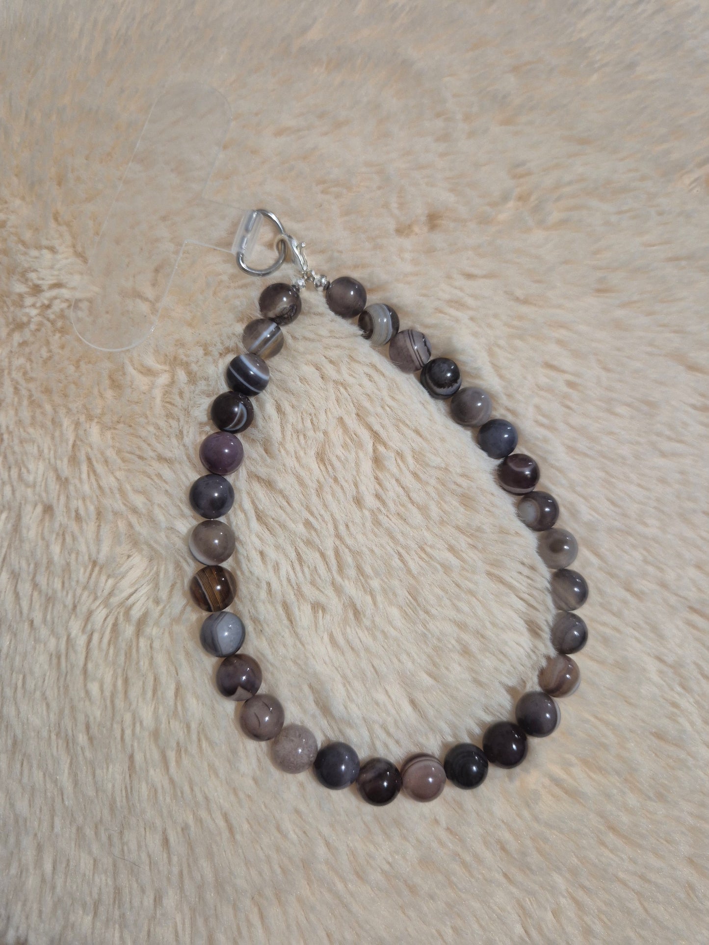 Harmonie du Botswana Bijoux de Portable en Agate