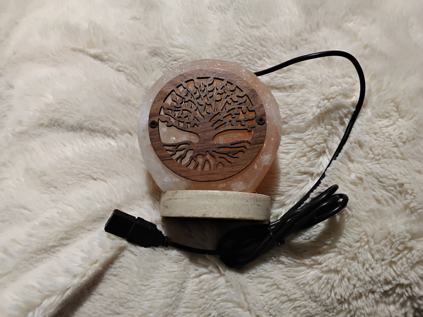 Lampe sel d'Hymalaya arbre de vie