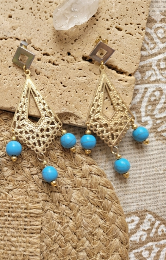 Boucles d’oreilles bohème