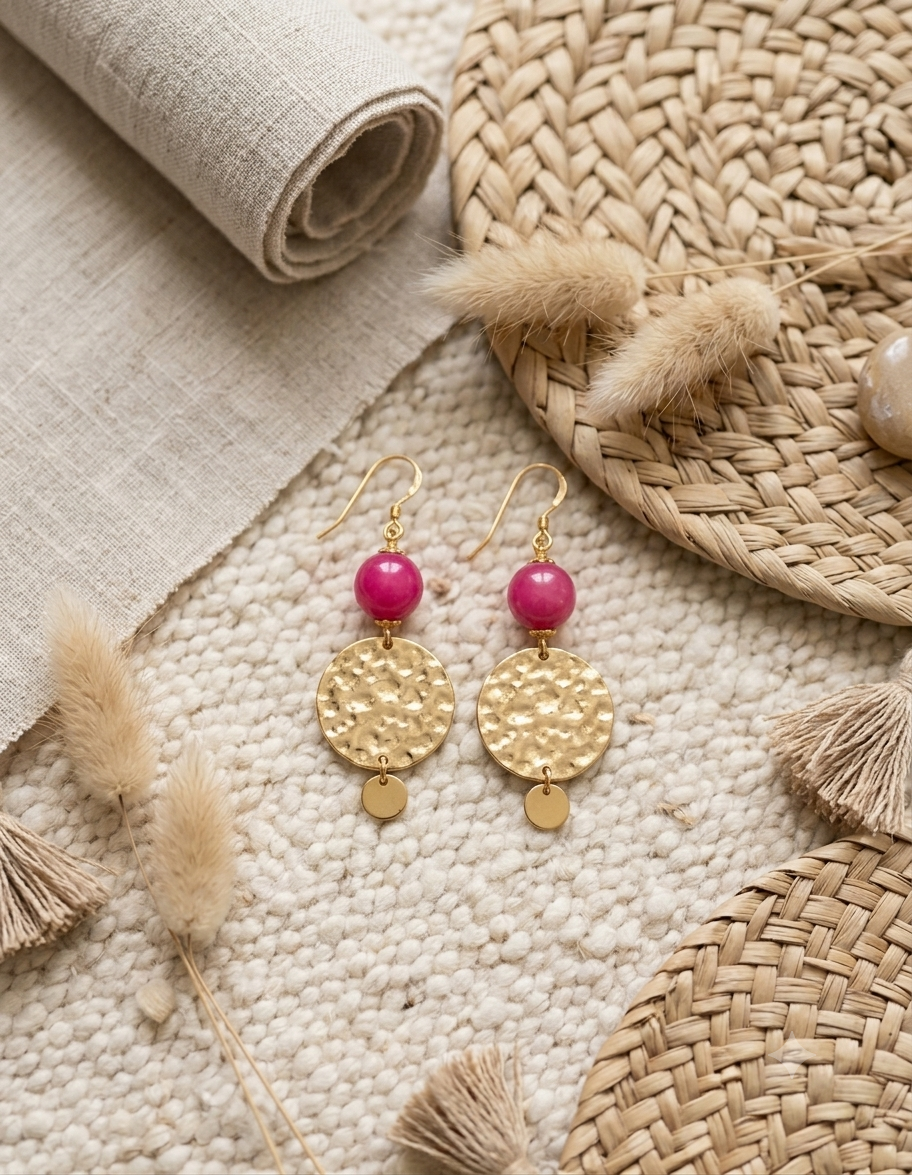 Boucles d'oreilles pampilles