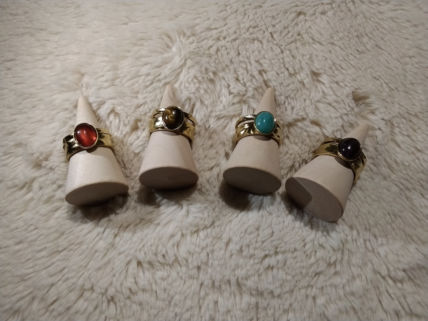 Bague Minimaliste en Pierre Naturelle