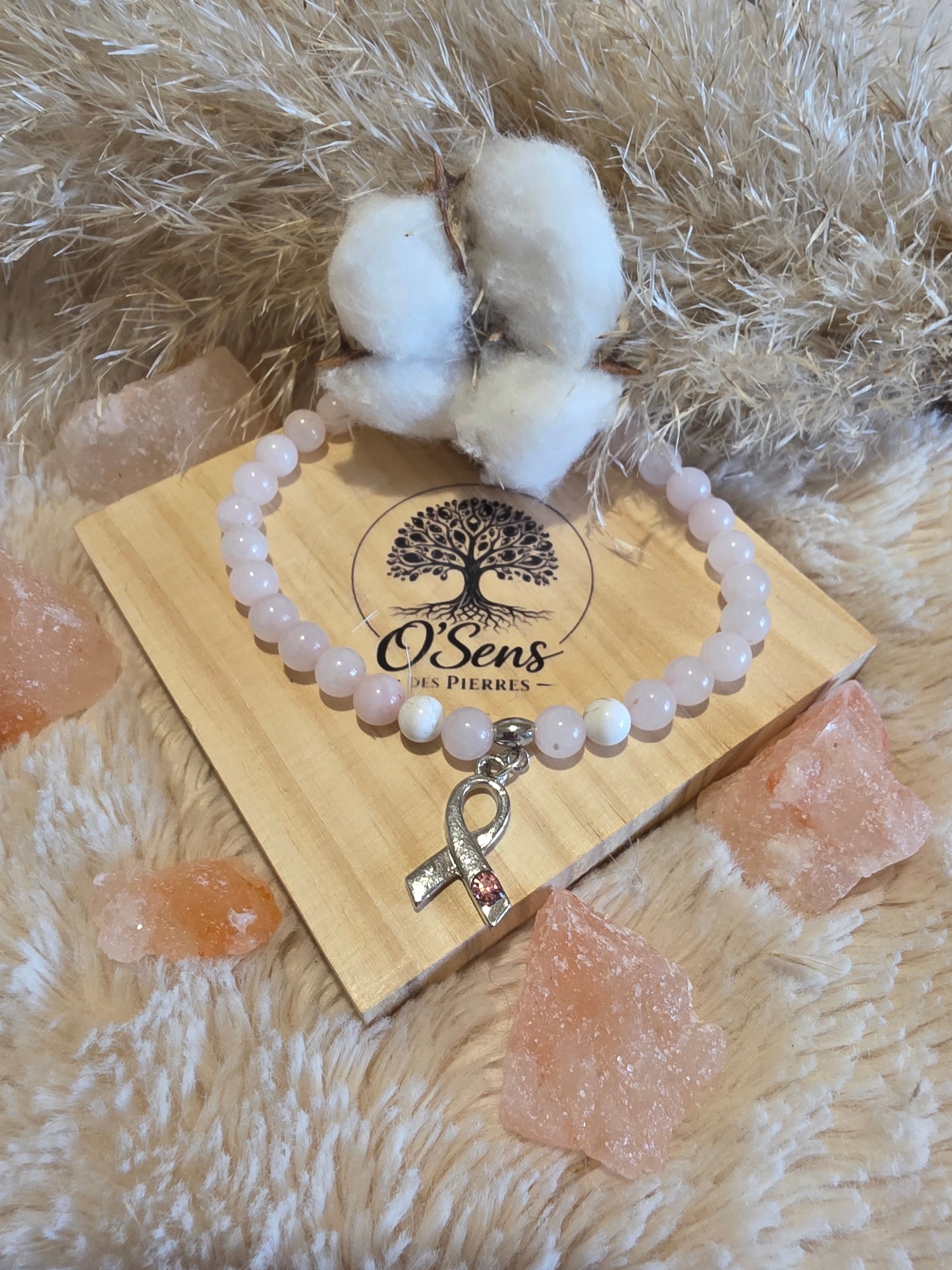 Lueur de Cœur et de Courage bracelet octobre rose