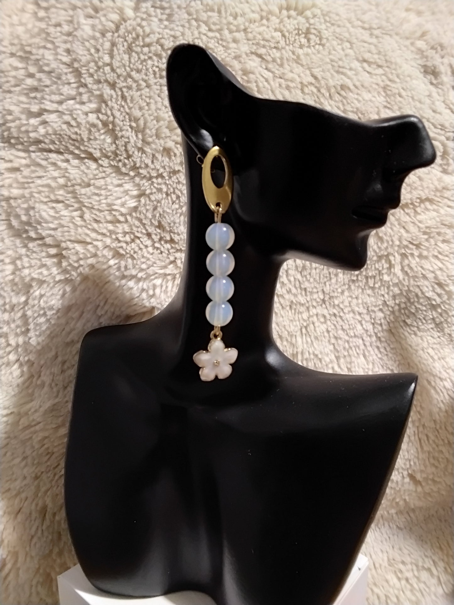 Boucle d'oreilles Opale de printemps