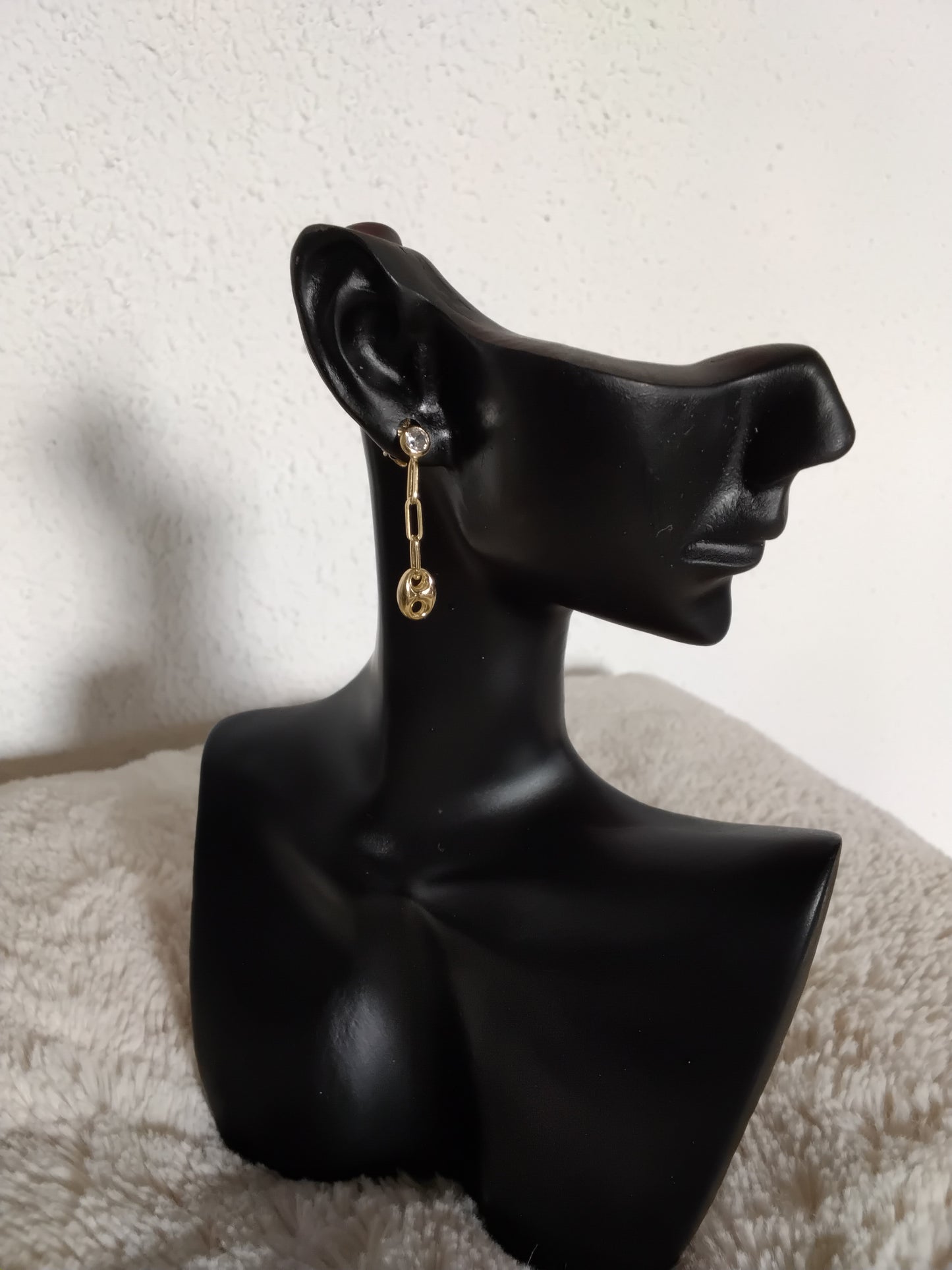 Boucles d’oreilles grain de café