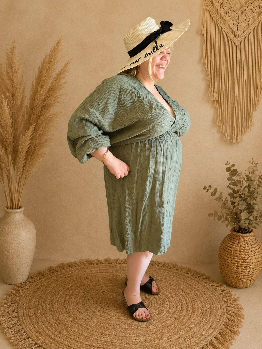 Robe gaze de coton