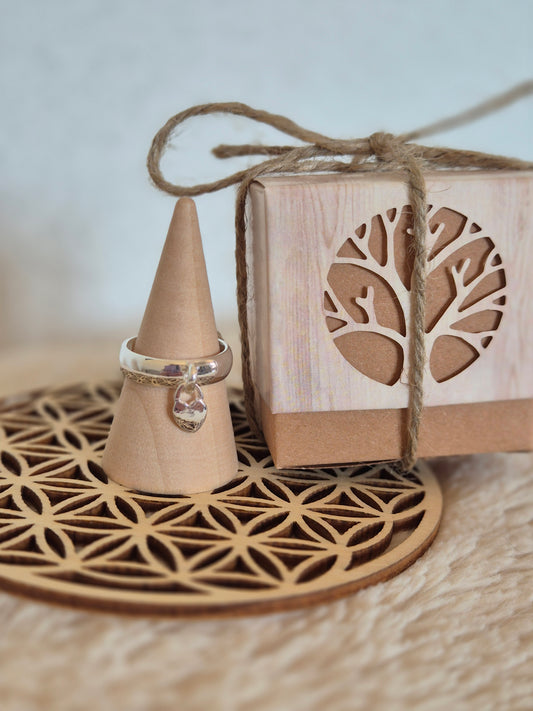 Bague en Argent 925 – Anneaux & Breloque Cœur