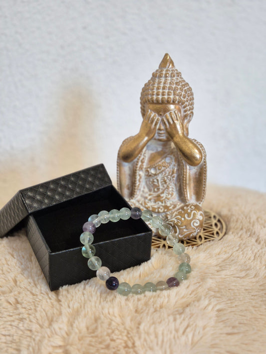 Clarté Cristalline  Bracelet en Fluorite
