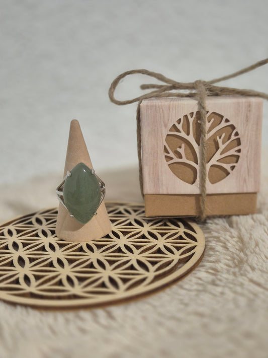 Rivière de Lumière Bague Aventurine