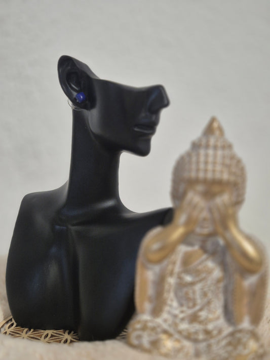Lumière bleue Boucles d’oreilles pierre lapis-lazuli