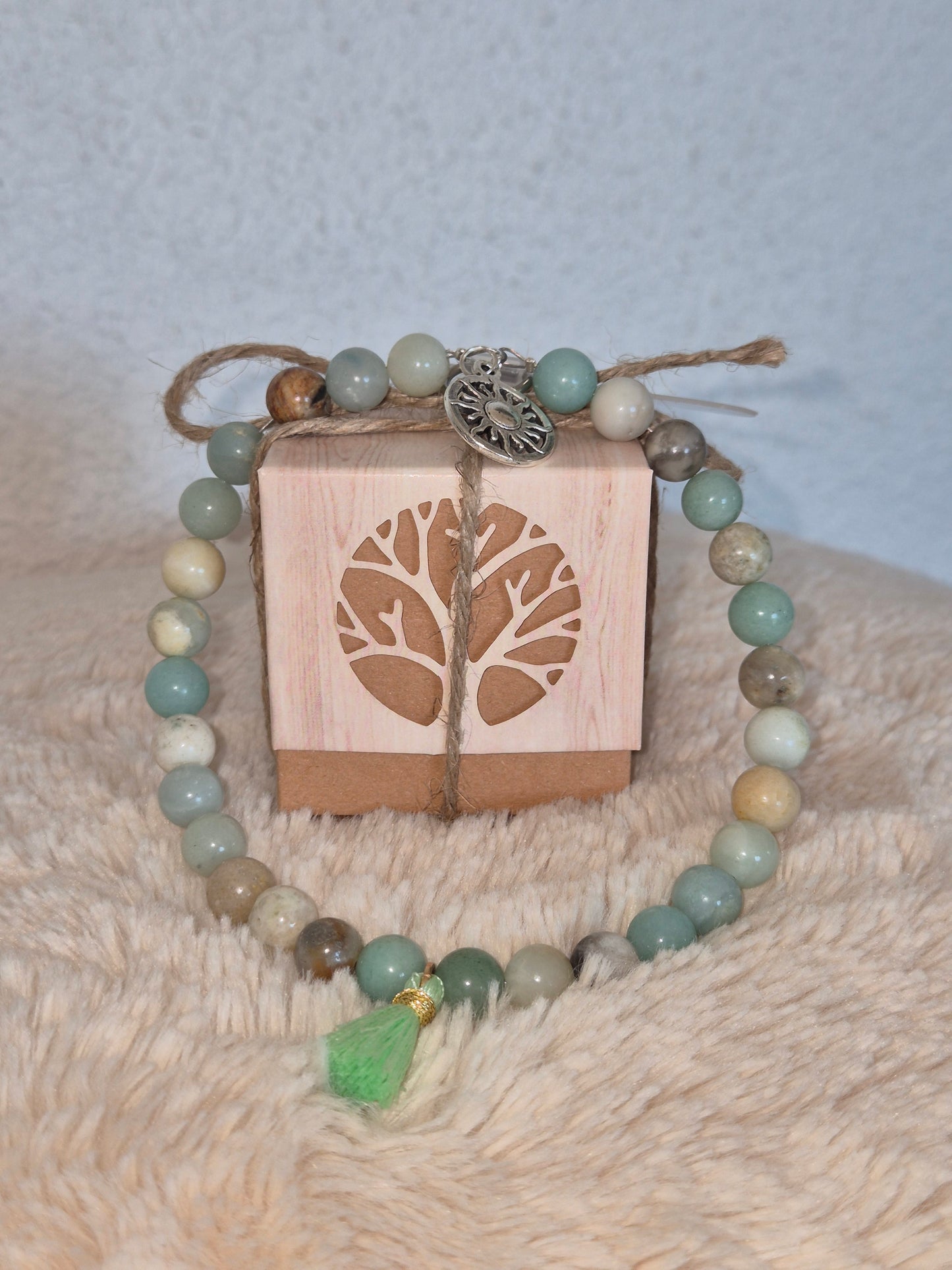 Lumière d’Amazonite bijoux de portable