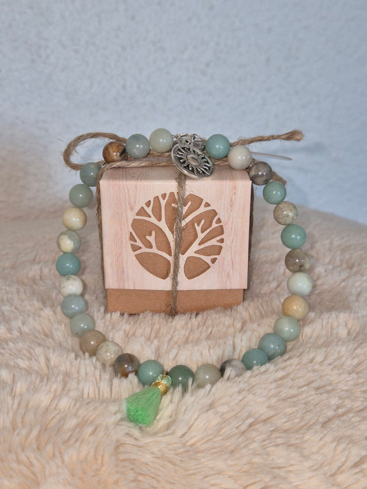 Lumière d’Amazonite bijoux de portable