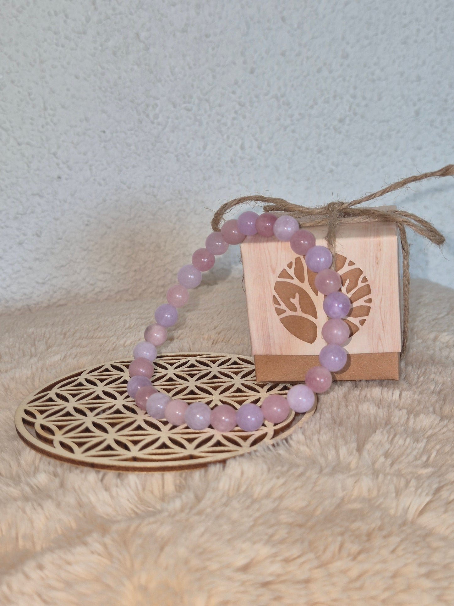 Amour et Sérénité  Bracelet en Pierres Douces