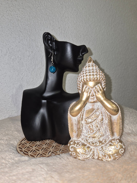 Douce Danse boucles d’oreilles Perle d’Apatite
