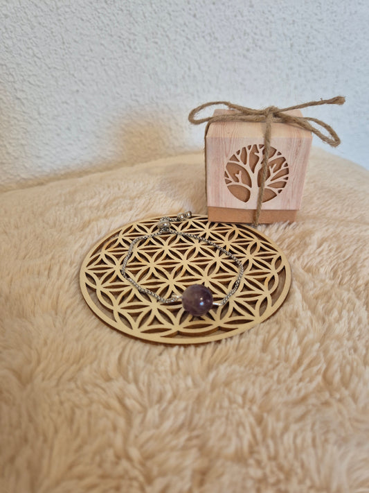 Étoile pourpre bracelet chaînette