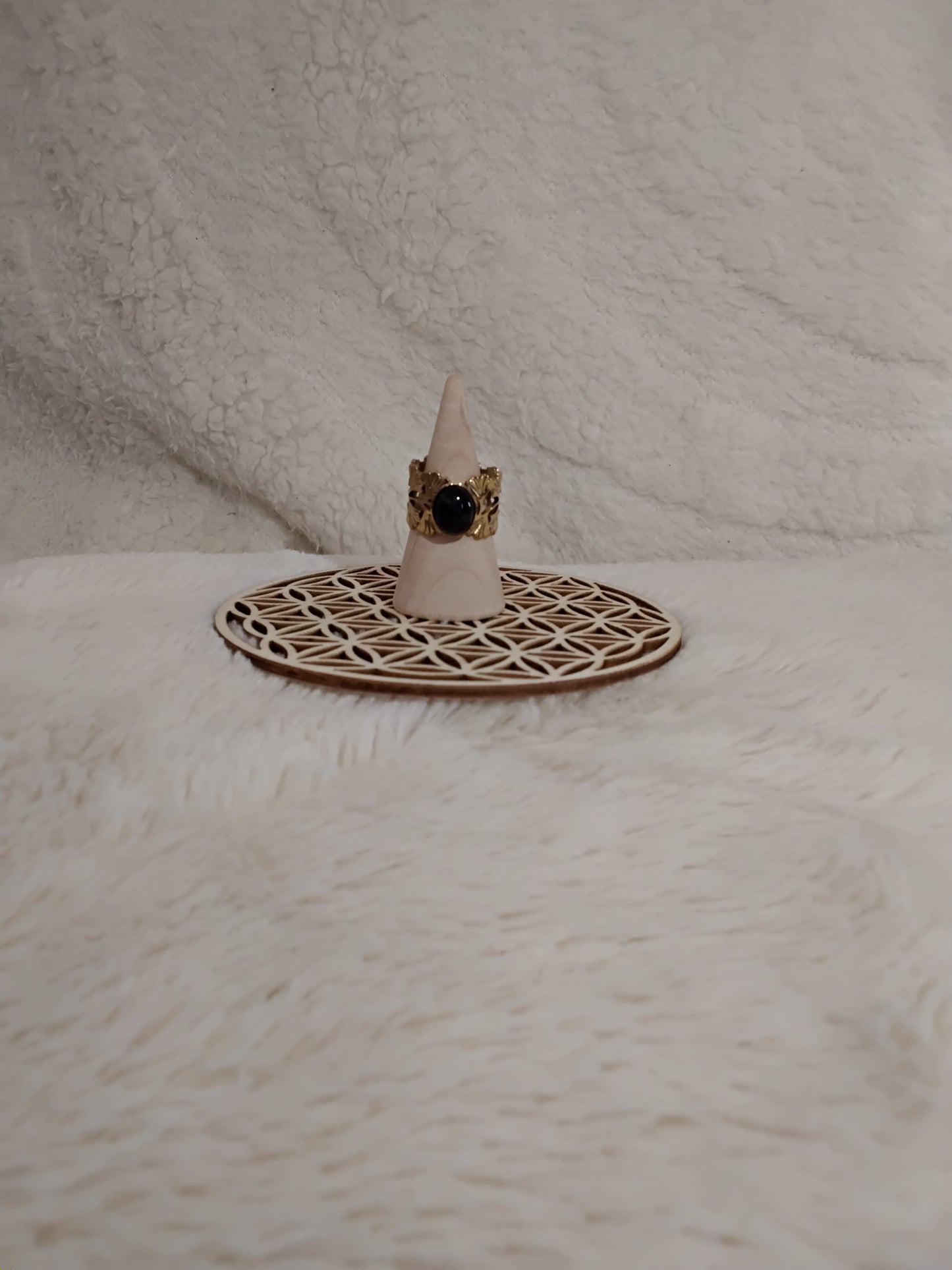 Feuille Mystique bague