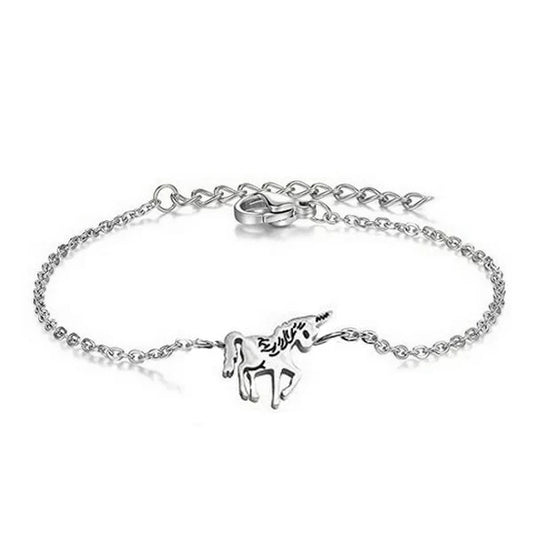 Bracelet Enfant Licorne en Acier Inoxydable