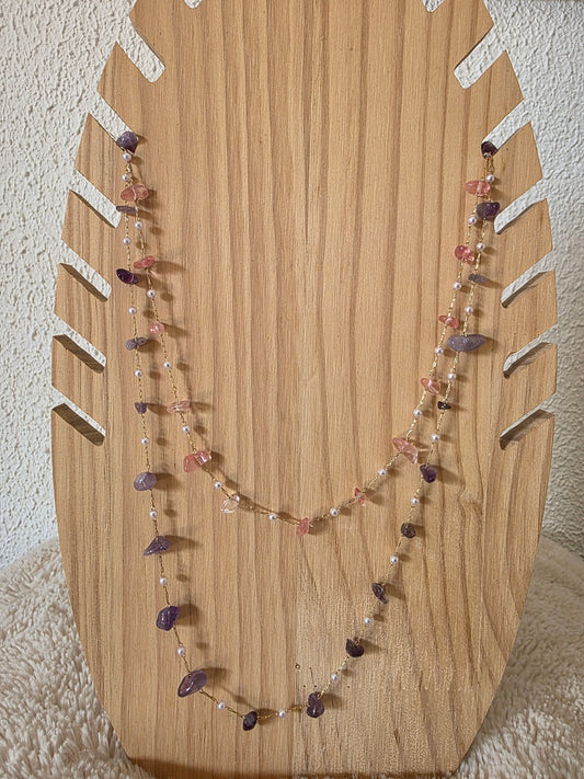 Collier double création by lilou