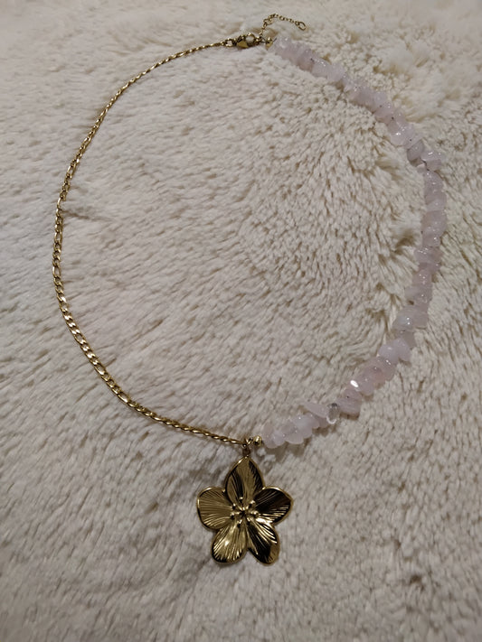 Collier Fleur féminine