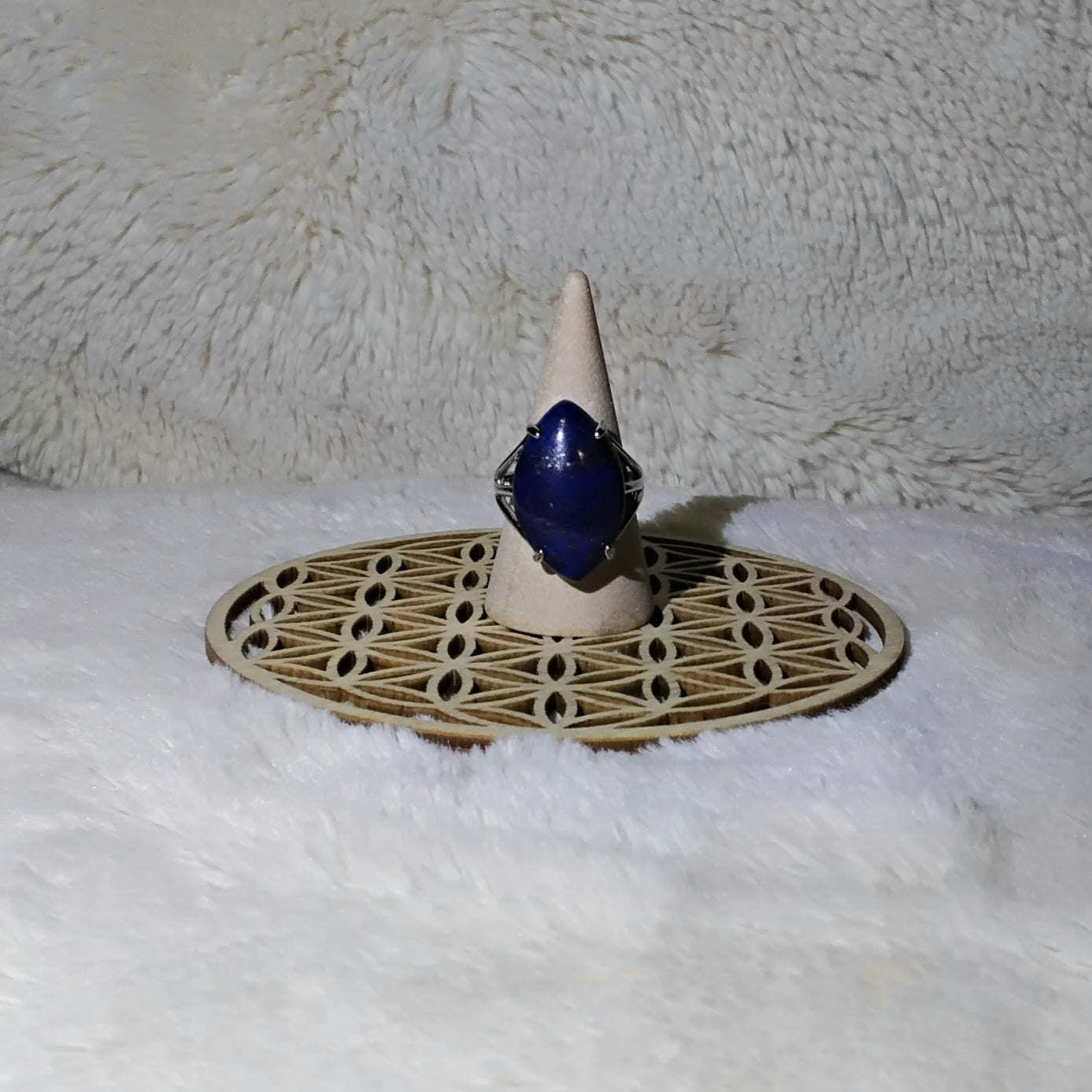 Bleu Profond – Bague en Lapis-Lazuli