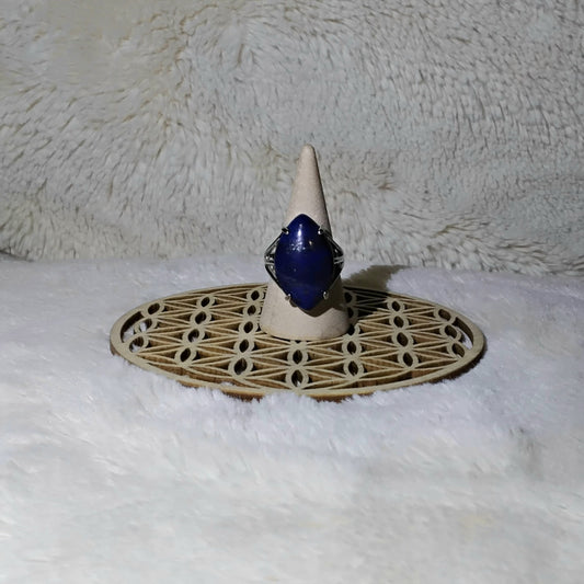 Bleu Profond – Bague en Lapis-Lazuli