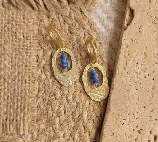 Boucles d’oreilles lapis lazuli