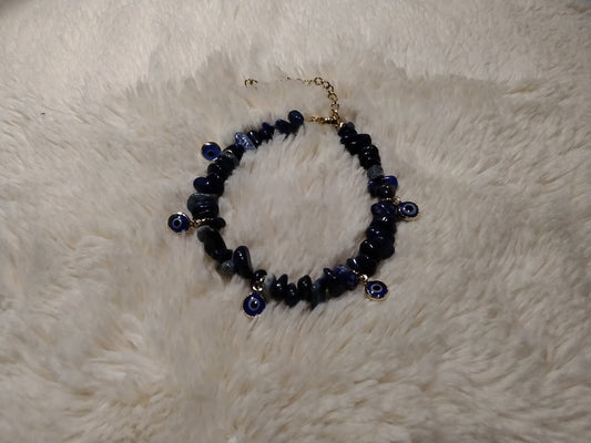 Bracelet création by Lilou lapis lazuli