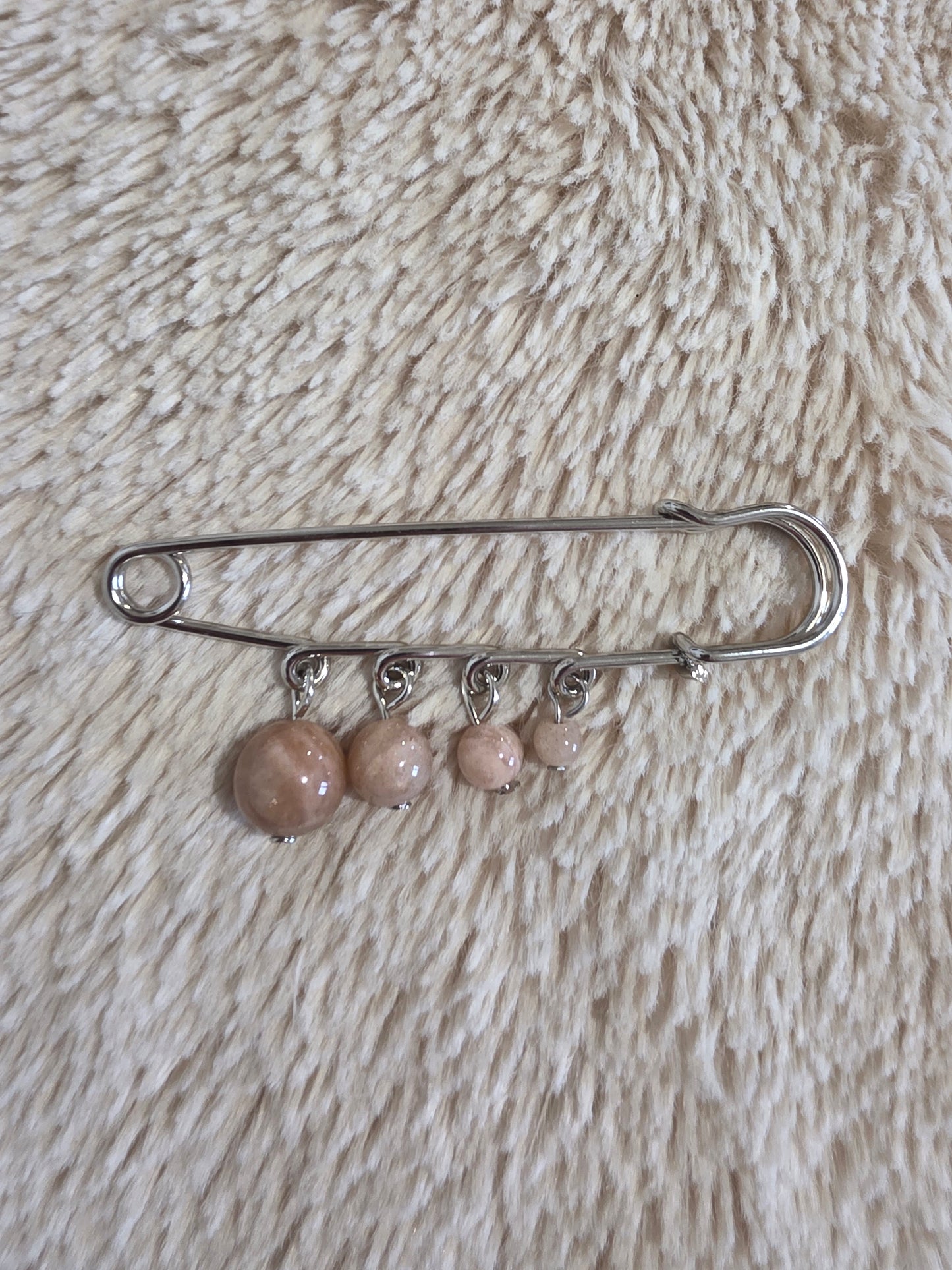 BROCHE pierre naturelle