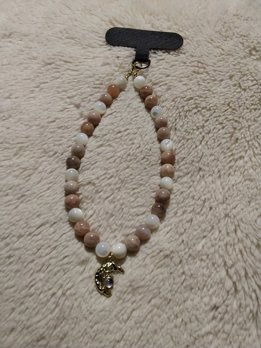 Caresse de lune solaire Bijoux de portable