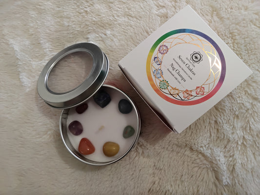 Bougie 7 chakras Nag champa