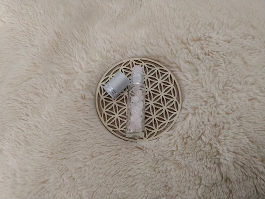 Roll-on Vide en Quartz Rose – Élégance & Énergie Douce