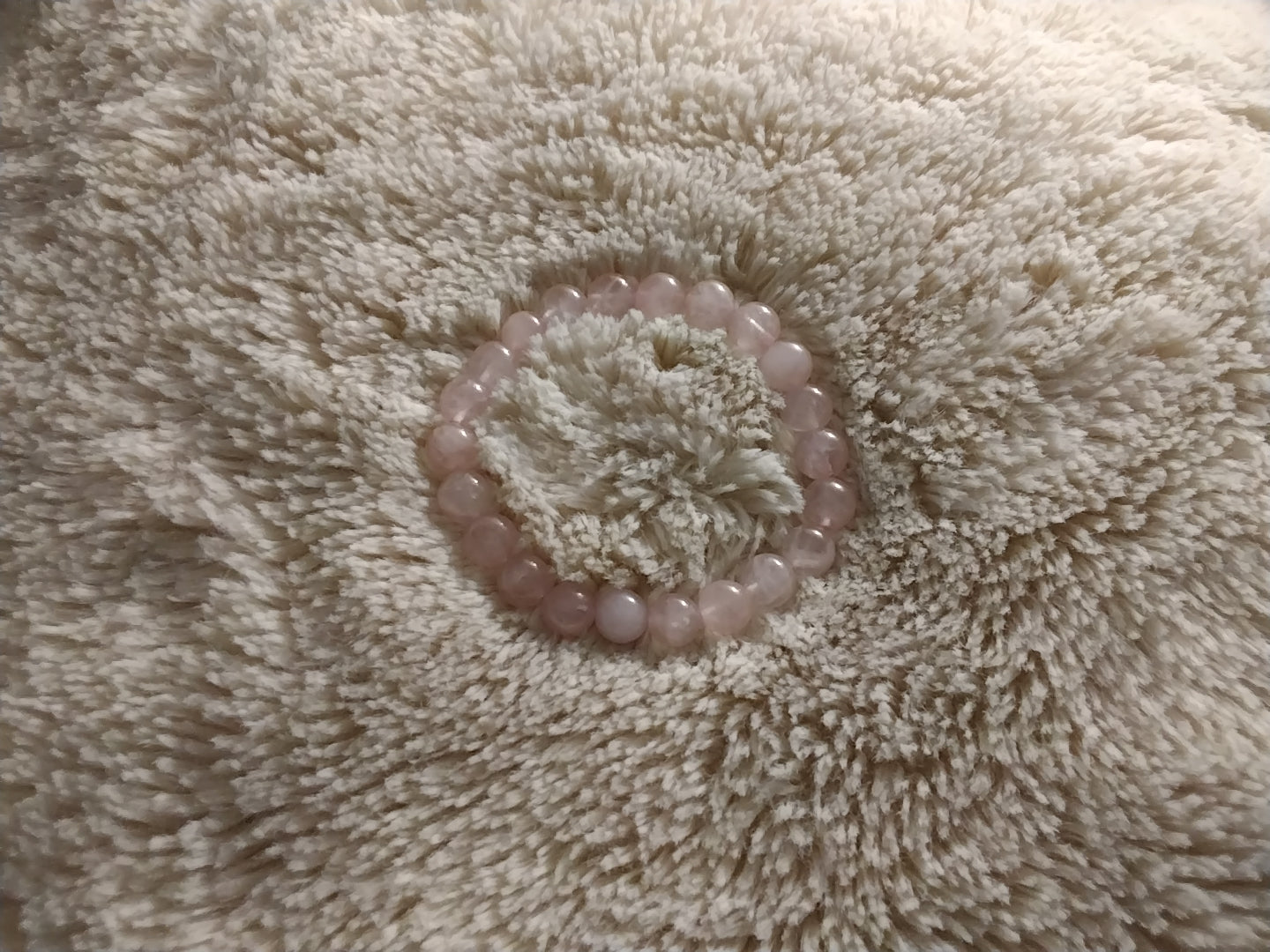 Douceur de quartz rose bracelet pierre naturelle