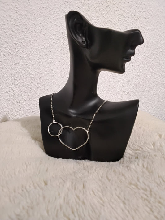 Collier cercle d'amour