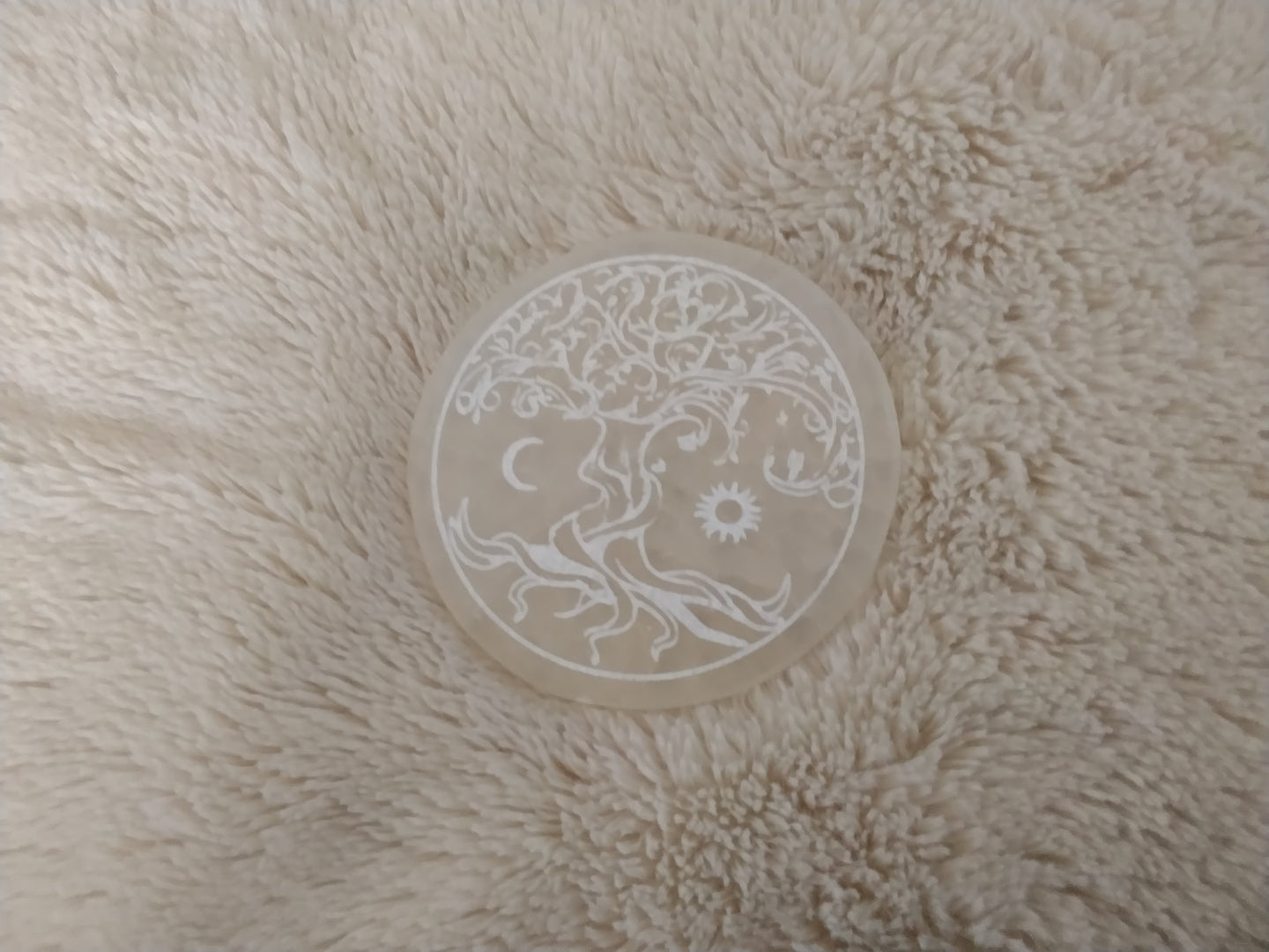 Plaque énergétique Arbre de Vie solaire et lunaire