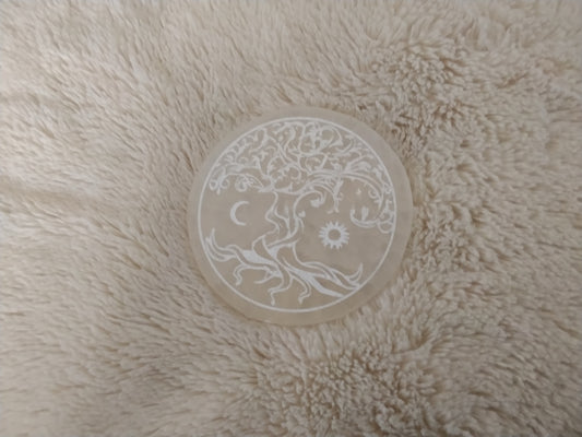 Plaque énergétique Arbre de Vie solaire et lunaire