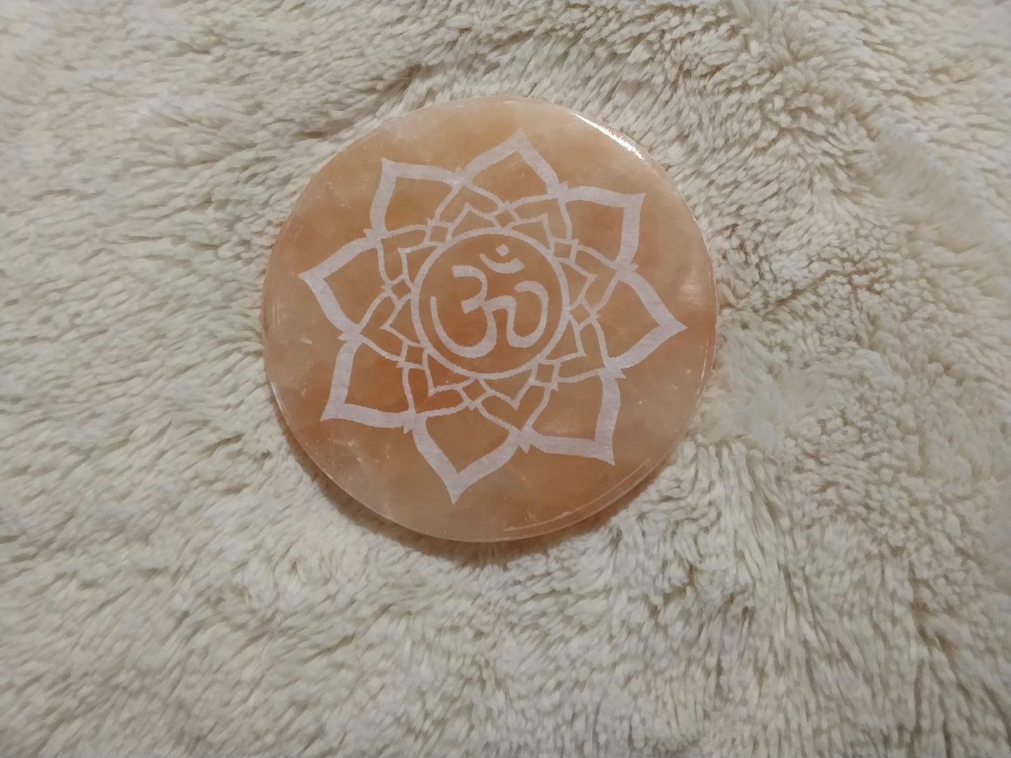 Plaque énergetique sélénite