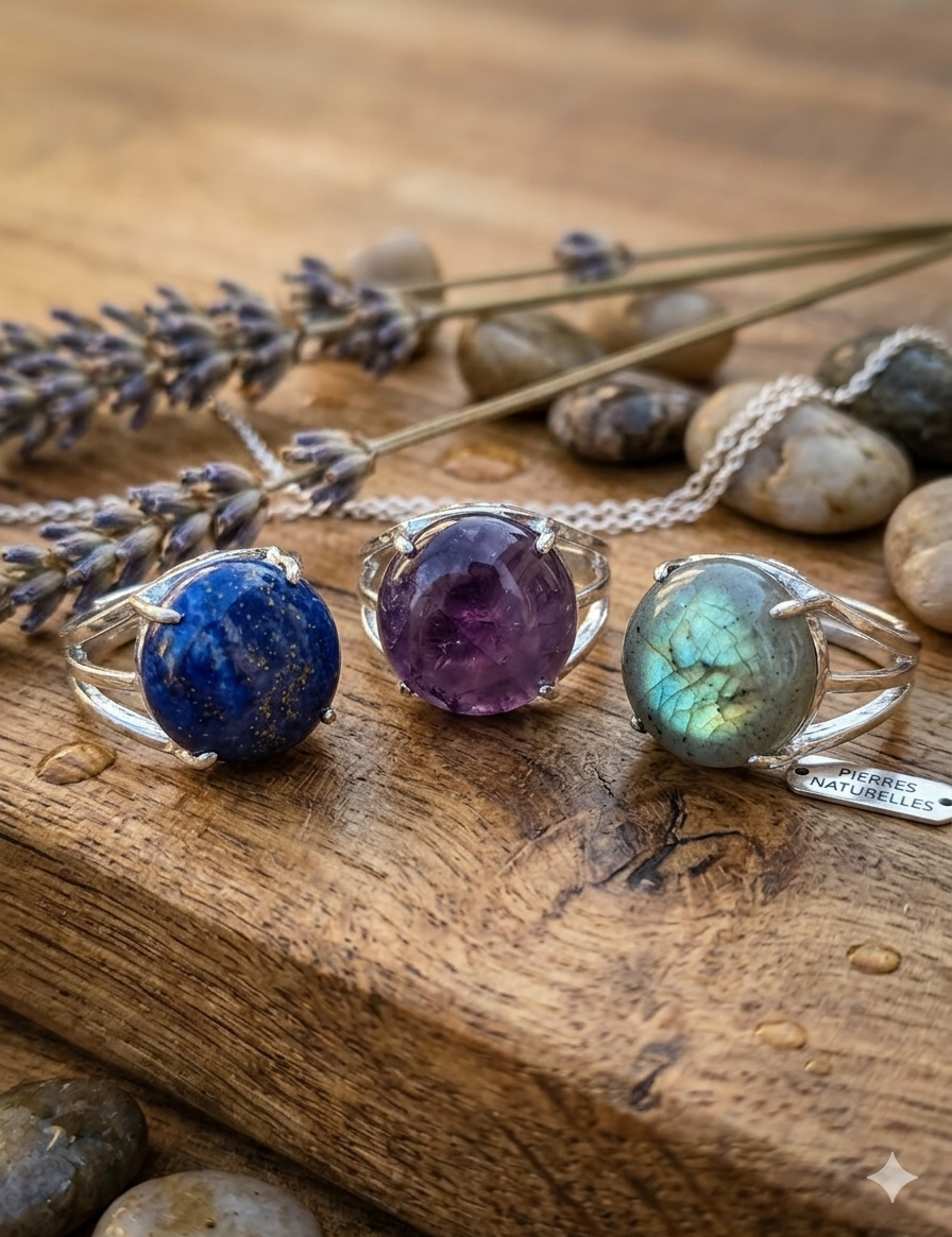 Bague pierres naturelles