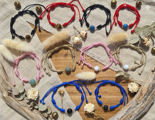 Bracelet cordon et perle