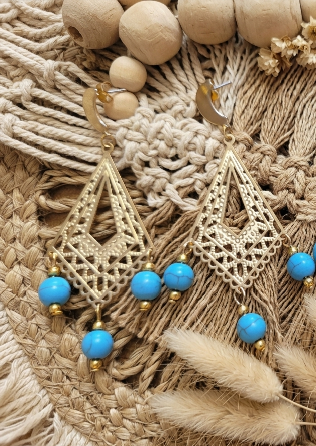 Boucles d’oreilles bohème
