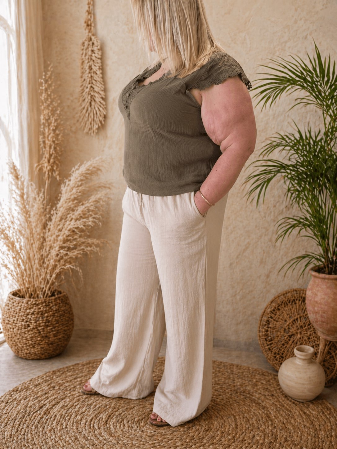Pantalon large