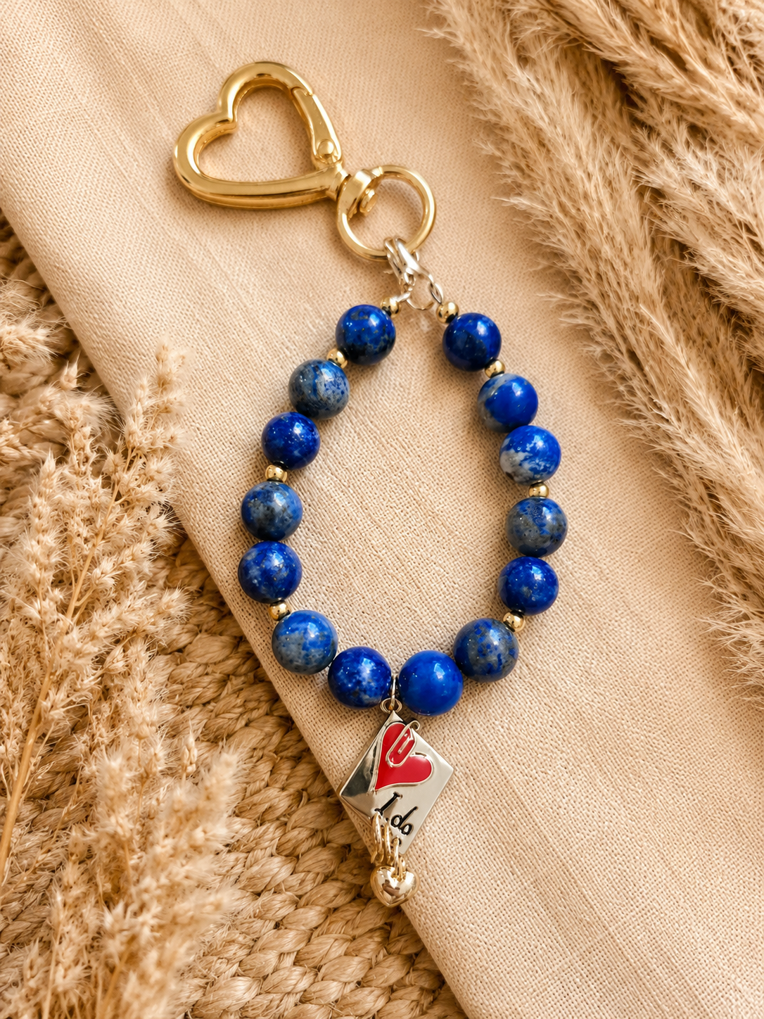 Porte clés lapis lazuli